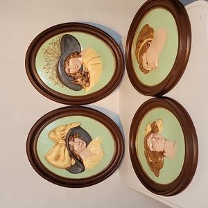 Duncan Ceramics Women Of The Early 1900 Hundreds Chalkware Pictures